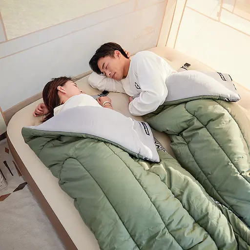 Спальный мешок Naturehike L150 NH20MSD05 (13°C) правый (190 х 75 см) Зеленый - фото 2