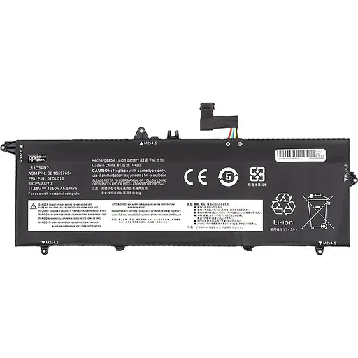 Акумулятор PowerPlant для ноутбуків LENOVO ThinkPad T14S Series (L18C3PD2) 11.55V 4650mAh