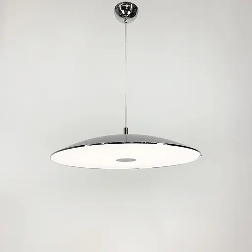 Подвесной серебряный LED светильник ENOCH с нейтральным светом в 3-х размерах Line.F Диаметр 40см - фото 13