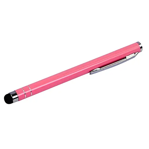 Стилус ємнісний, металевий, рожевий - фото 2
