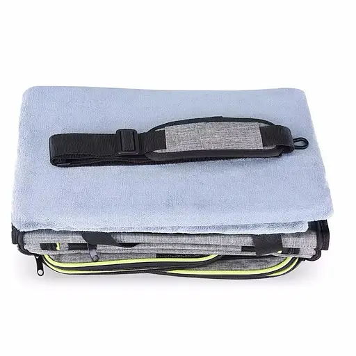 Розкладна сумка переноска для невеликих тварин до 8 кг Собак та кішок Жовтий кант - фото 6