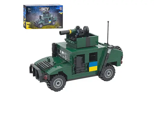 Конструктор Limo Toy ЗСУ машина, 268 деталей, конструктор Limo Toy військовий Hummer (KB 1108) - фото 2