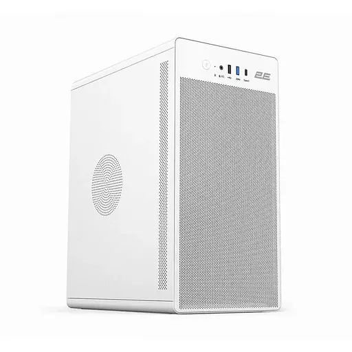 Корпус 2E Credo V285W, белый, без БП, Mini Tower, для Micro ATX/Mini ITX, 1xType-C/1xUSB 3.0/1xUSB 2.0, макс. CPU - 160 мм/ - фото 1