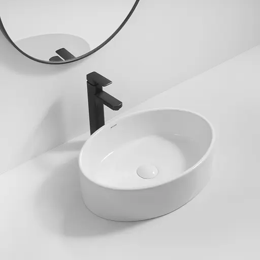 Умивальник накладний Mixxus Premium Bevel-0106 500x355x140 мм MP6546, Білий - фото 3