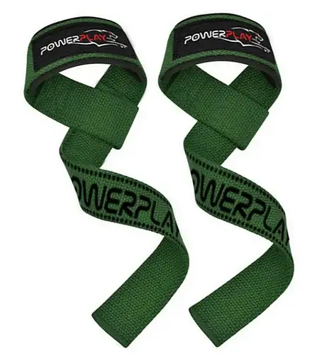Лямки для тяги PowerPlay 7064 Lifting Gym Straps Зелені (PP_7064_Green) - фото 1