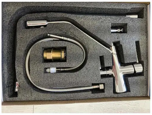 Змішувач комбінований для кухні Zegor SAM18-F165KB осмос 30412 - фото 3