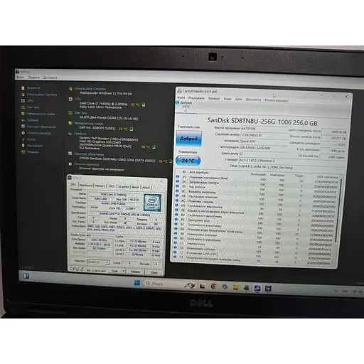 Ноутбук Dell Precision 3520 15.6 1920x1080 I7 7700HQ 4/8 NVidia p620-2 gb 16/512 ГБ Refurbished - фото 6