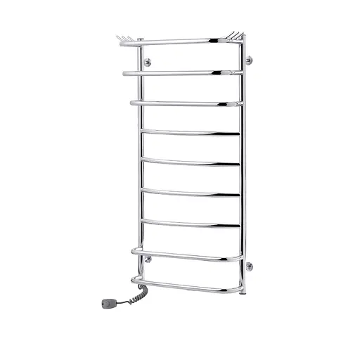 Полотенцесушитель электрический Kroner Канна ДК03EL 900x500/9 EL CV023850, Хром, Левое - фото 1