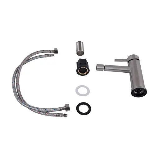 Смеситель для биде Lidz Aria 001AF (k35) LDARI001AFNKS46096 Nickel Нержавеющая сталь - фото 4