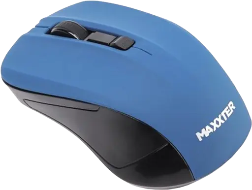 Мышь беспроводная Maxxter Mr-337 Blue (Mr-337-Bl)