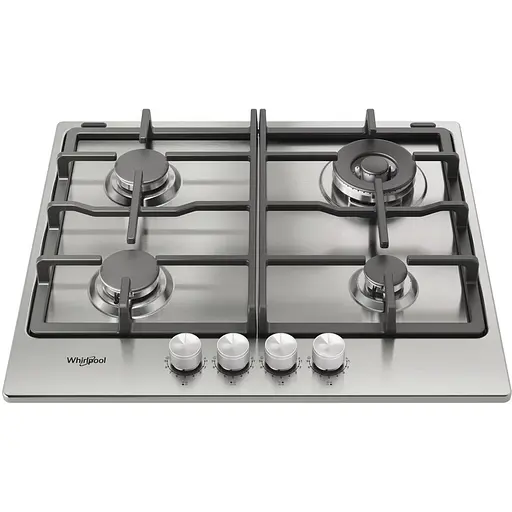 Варочная поверхность газовая Whirlpool TKRL661IXEU 60 см чугун