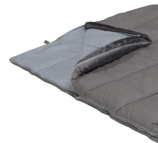 Спальний мішок High Peak Dundee 4/+4°C Grey/Light Grey Left (21238) - фото 3