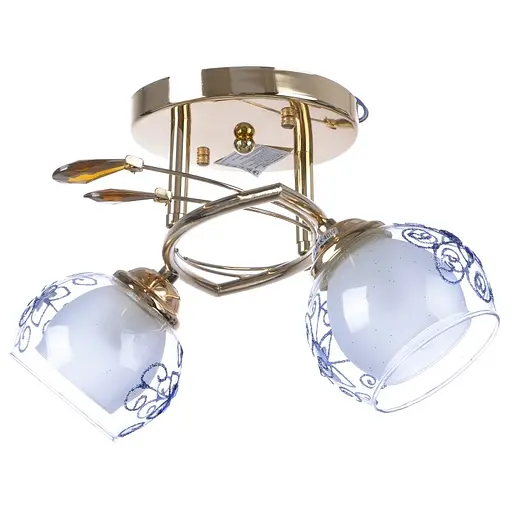 Люстра стельова Brille класична E14 40W G (LK-385C/2)