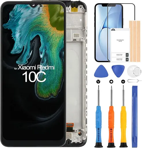 РК-екран ARSSLY для Xiaomi Redmi 10C Дисплей для 220333QAG 220333QBI 220333QNY 220333QL 6,71-дюймовий сенсорний екран Digitazer