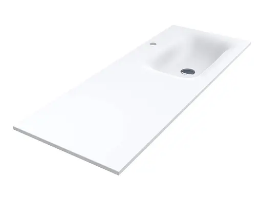 Умивальник Miraggio Jessel 1200 R matt 0002280, Білий матовий - фото 4