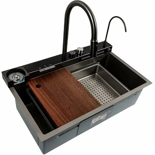 Кухонна мийка Platinum HANDMADE 75*46D (SP000041260) - фото 1