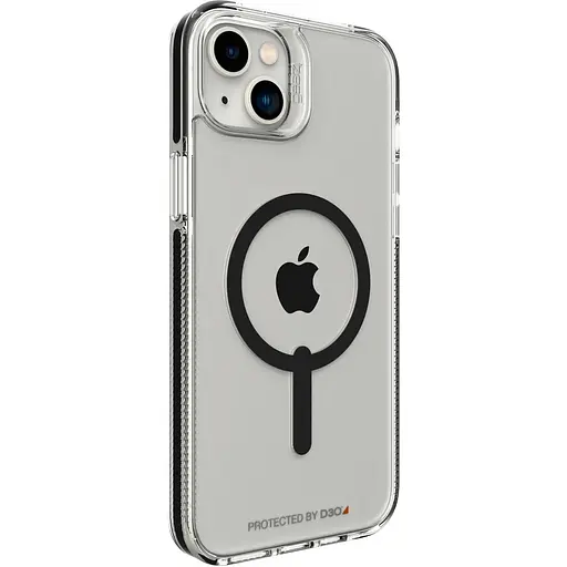 Протиударний чохол Gear4 Piccadilly MagSafe для iPhone 13 / iPhone 14 (6.1") Прозорий Black (702010126) - фото 6
