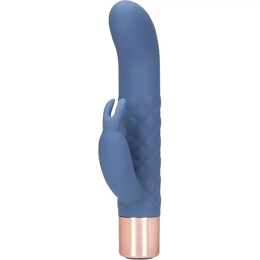 Вібратор-кролик Loveline Mini Rabbit 14.3 см синій