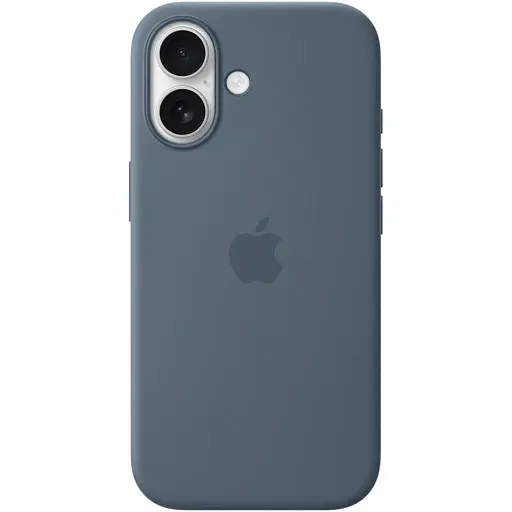 Чехол Silicone Case with Button, Animation & MagSafe для Apple iPhone 17 Anchor Blue AAA (153237) - фото 2
