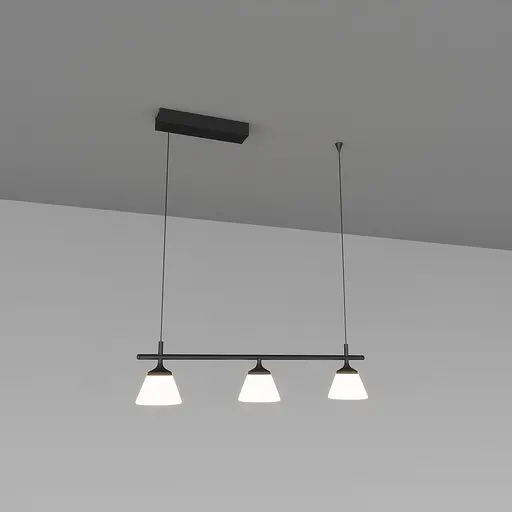 Подвесной светильник Skarlat RHL77026 3*6W BK 3000K