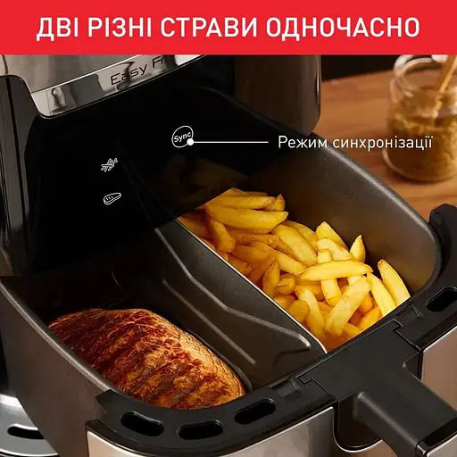 Мультипіч Tefal EasyFry&Grill XXL 1830 Вт чорно-сіра (EY801D15) - фото 11