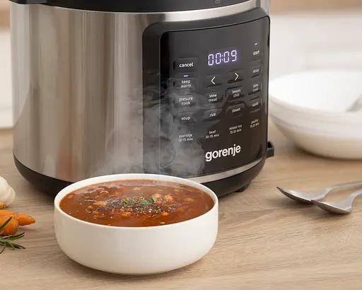 Мультиварка-скороварка Gorenje GMC6SBK - фото 4