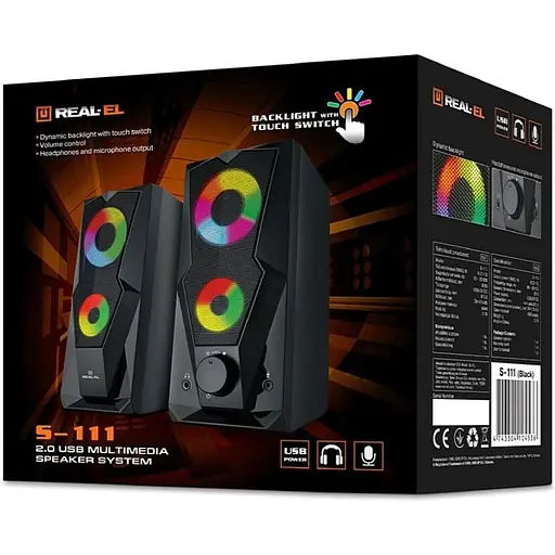 Акустическая система REAL-EL S-111 - фото 9