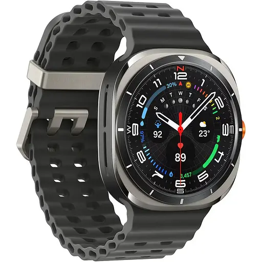 Смарт-годинник Samsung Galaxy Watch Ultra (2025) 47мм e-SIM (L705) 1.5, 480x480, sAMOLED, BT 5.3, NFC, 2/64ГБ, сріблястий титановий - фото 2