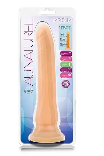 Фалоімітатор Au Naturel Mr.Slim 24.1 см тілесний - фото 2