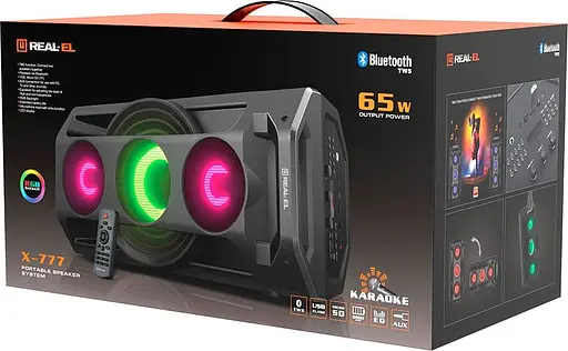 Акустика REAL-EL X-777 Black [82795] - фото 13