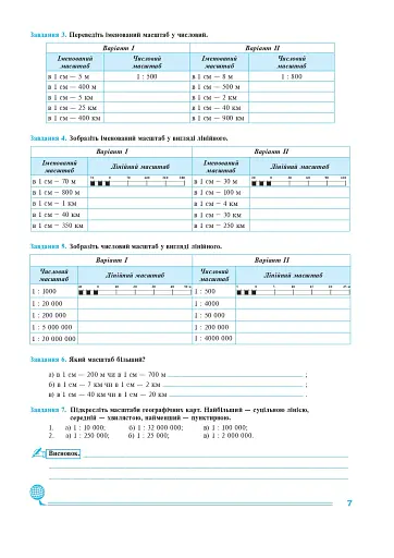 Географія. Планета Земля. 6 клас. Практикум (за модельною навчальної програмою "Географія. 6-9 кл. С.Г. Кобернік та інші) - фото 6
