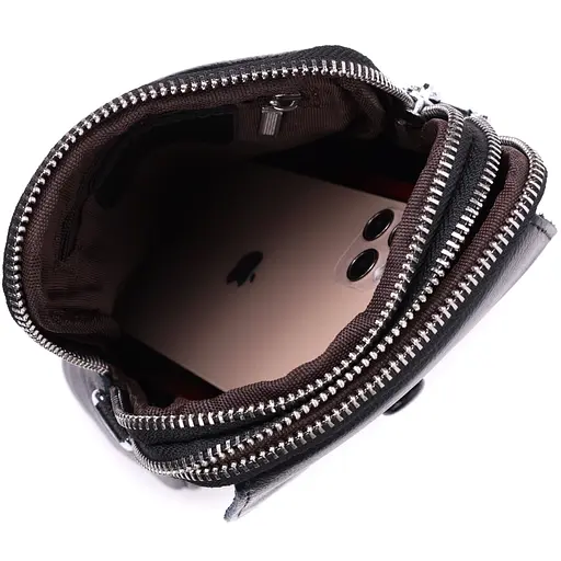 Жіноча шкіряна сумка Vintage 14,5х18х7 см 000275464 - фото 6