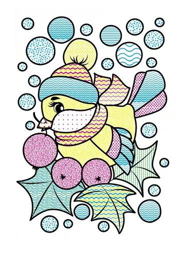 Водные раскраски. Набор В зимней сказке - фото 6