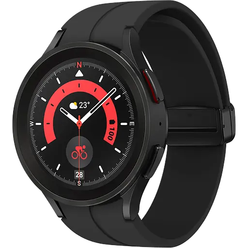 Смарт-годинник Samsung Galaxy Watch5 Pro 45mm Titanium Black EU (SM-R920NZKA) Б/В [159930] - фото 1