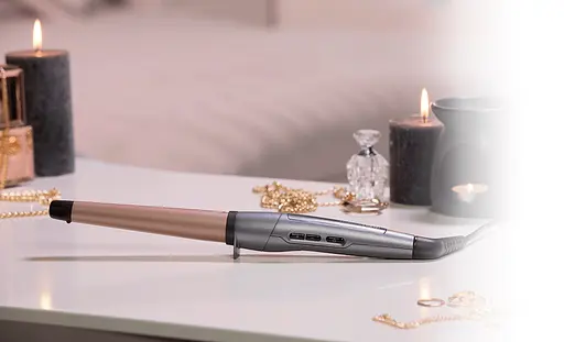 Плойка Remington Keratin Protect, конусная, 48 Вт, 5 температурных режимов, диаметр 19–28 мм, 150–210 °C, керамика, серебристый - фото 2