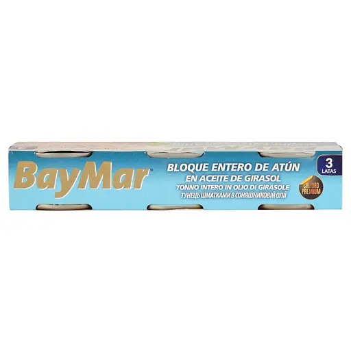 Тунець в соняшниковій олії BayMar Atun en Aceite vegetal 230 г (3 x 77 г) - фото 3