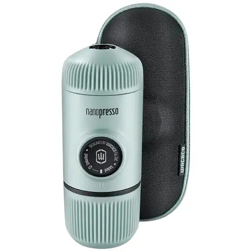 Кофеварка портативная Wacaco Nanopresso Moss Green с кейсом Мятный (1100-4897066230344)