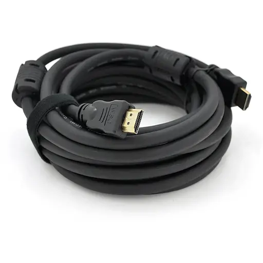 Кабель Ritar PL-HD348 HDMI-HDMI Ultra HD 4K,1080P, 20.0m, v1,4, OD-8.0mm, з фільтром, круглий Black, коннектор Gold, Пакет, Q20