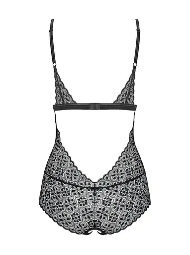 Боди Obsessive Shibu S/M черный - фото 6