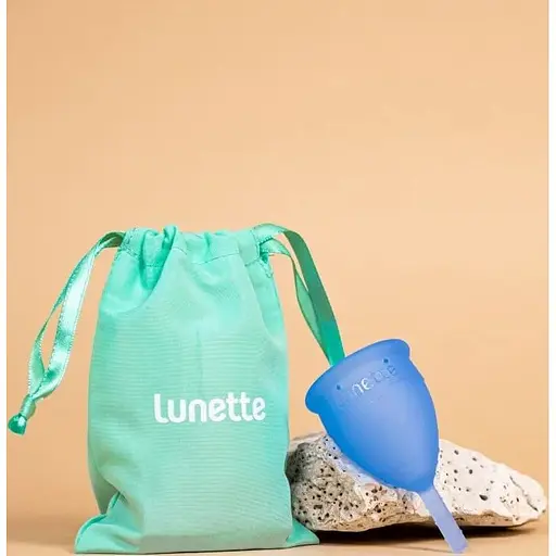 Менструальна чаша Womanizer x Lunette Model 1 (Blue) - фото 3