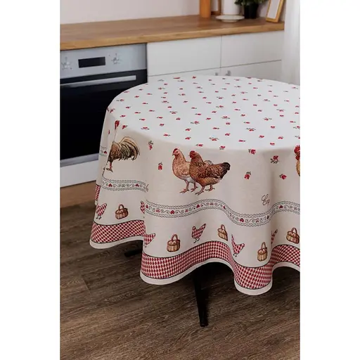 Скатерть Благополучие Прованс Dх136 см (44414) - фото 3