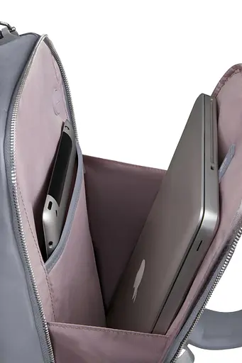 Рюкзак 14.1" Samsonite ZALIA 3.0 SILVER GREY 38,5x28x11 KM4*08005 - фото 8