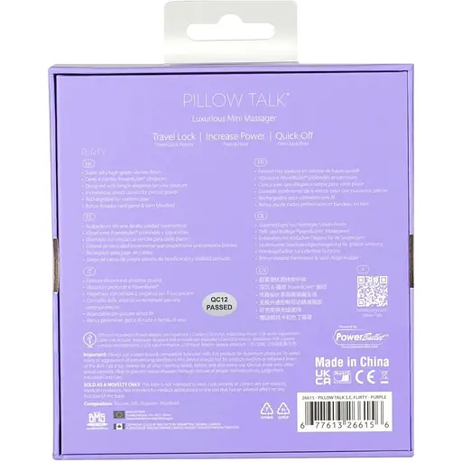 Розкішний вібратор Pillow Talk Flirty Purple Special Edition - фото 9