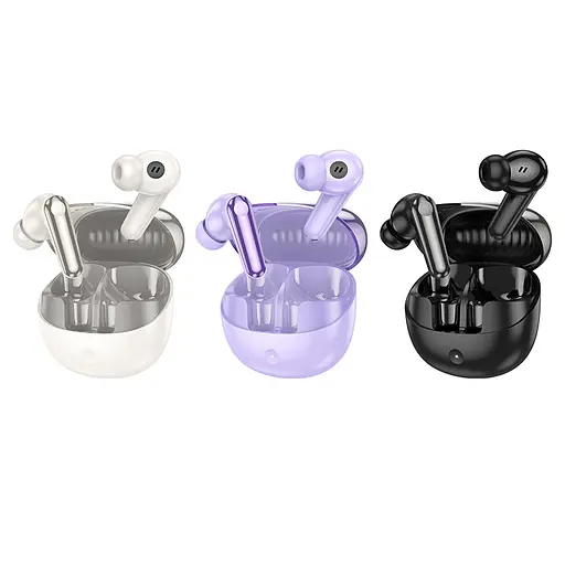 Навушники бездротові Hoco EQ11 Pacifico true wireless BT headset білі - фото 3