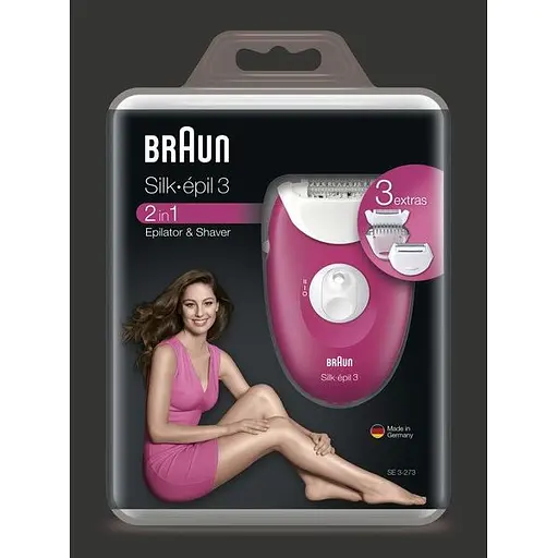 Жіноча електробритва епілятор для обличчя бікіні ніг Braun Silk_epil 3-273 епіляторою - фото 3