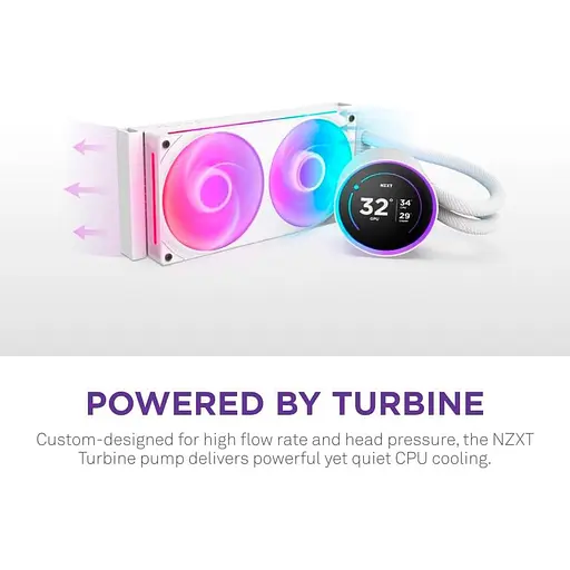 СВО NZXT Kraken Elite 240 RGB White (RL-KR24E-W2) - фото 13