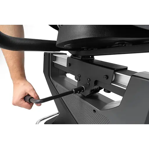 Горизонтальный велотренажер Hop-Sport HS-300L Canion с телеметрическим поясом + мат под тренажер - фото 8