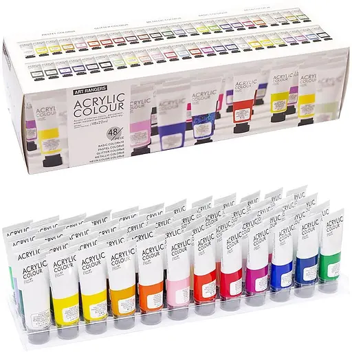 Набір гуашевих фарб "Art Ranger" FEA4822, 48 кольорів