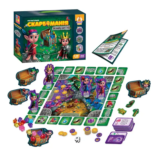 Игра настольная "Скарбоманія" Vladi Toys VT8055-30 (укр) - фото 2