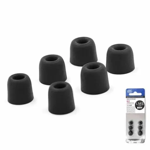 Амбушюри для навушників Knowledge Zenith FT01 Memory Foam (3 pairs) black (90404260) - фото 1